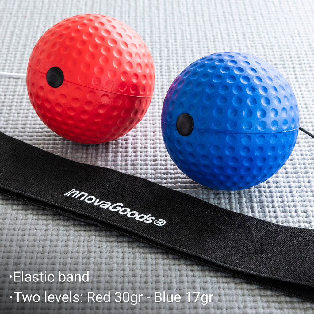 InnovaGoods Trainings- und Reflexball-Set Balxing – Produktansicht 3