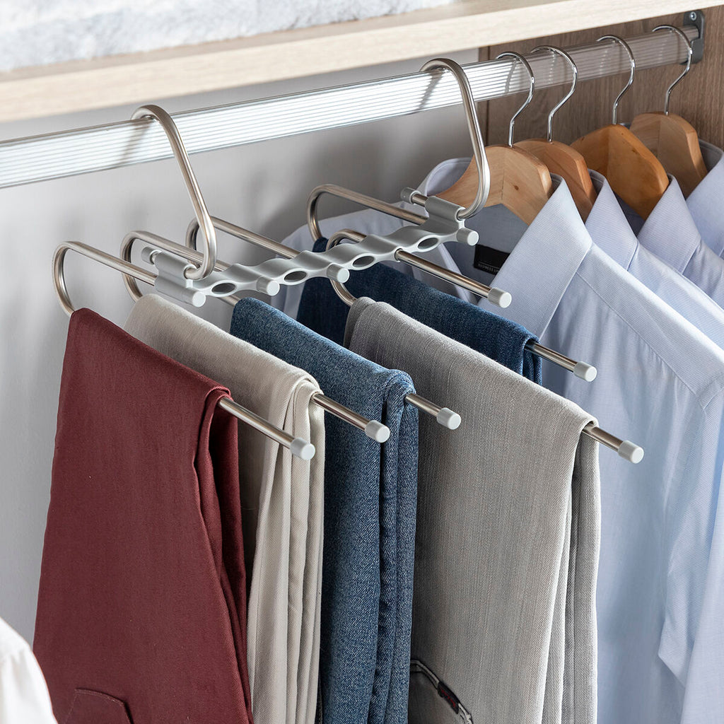 InnovaGoods 5-in-1 Multiple Trouser Hanger Havser – Produktansicht 1