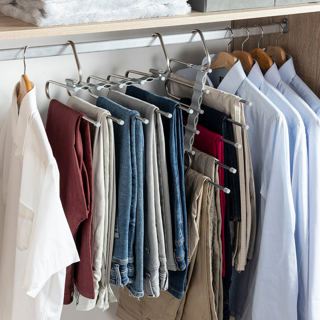 InnovaGoods 5-in-1 Multiple Trouser Hanger Havser – Produktansicht 4
