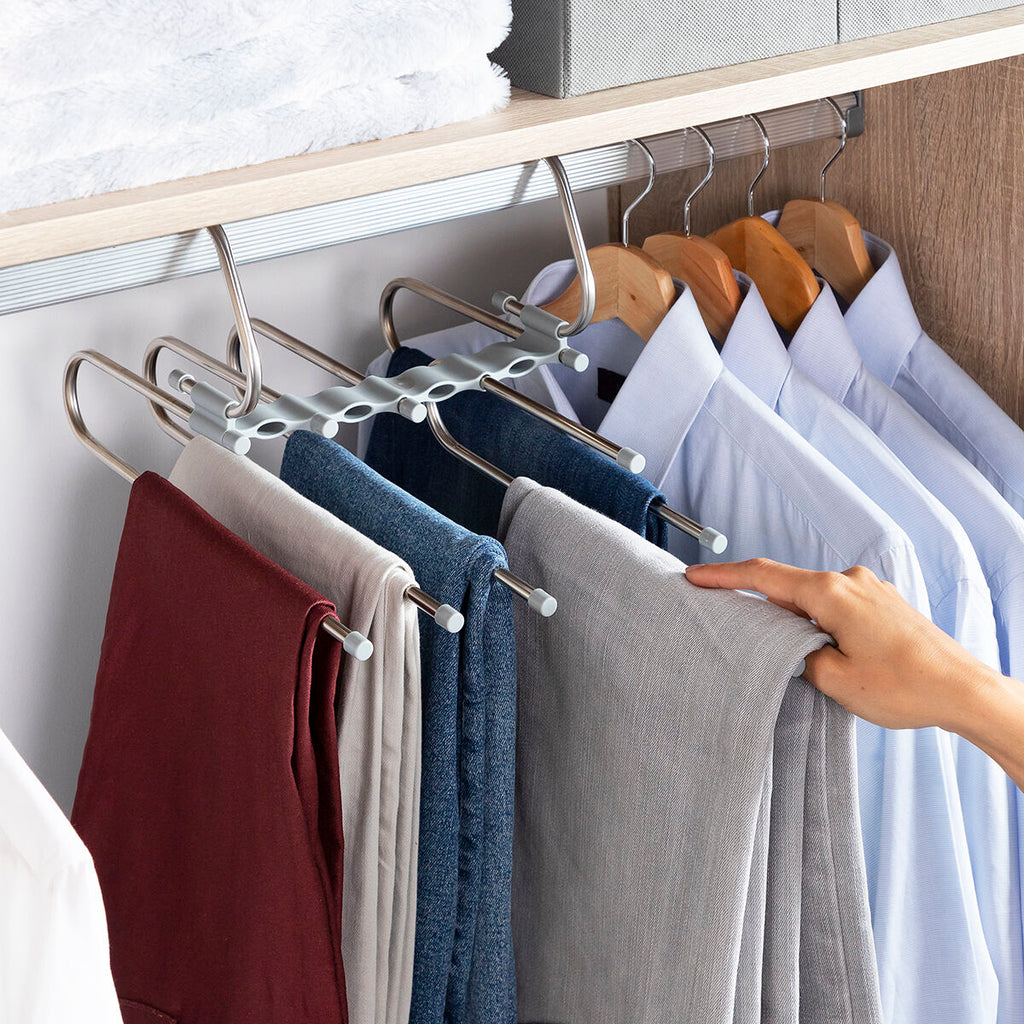 InnovaGoods 5-in-1 Multiple Trouser Hanger Havser – Produktansicht 8