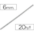 Q-Connect Binding Spirals Yosan Schwarz – Produktansicht 1