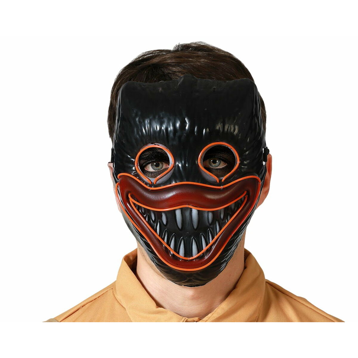 Maske Halloween Mehrfarbig Terror – Ansicht 1