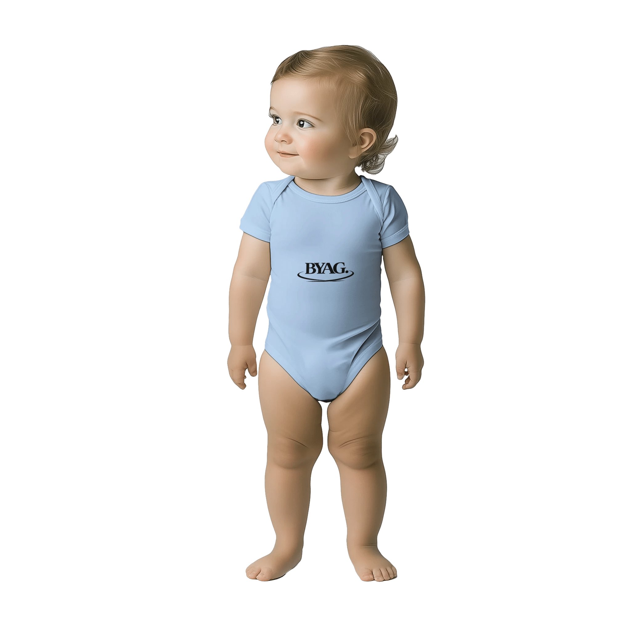 BYAG. Baby Short Sleeve Bodysuit – Blue von BYAG. | BYAG.