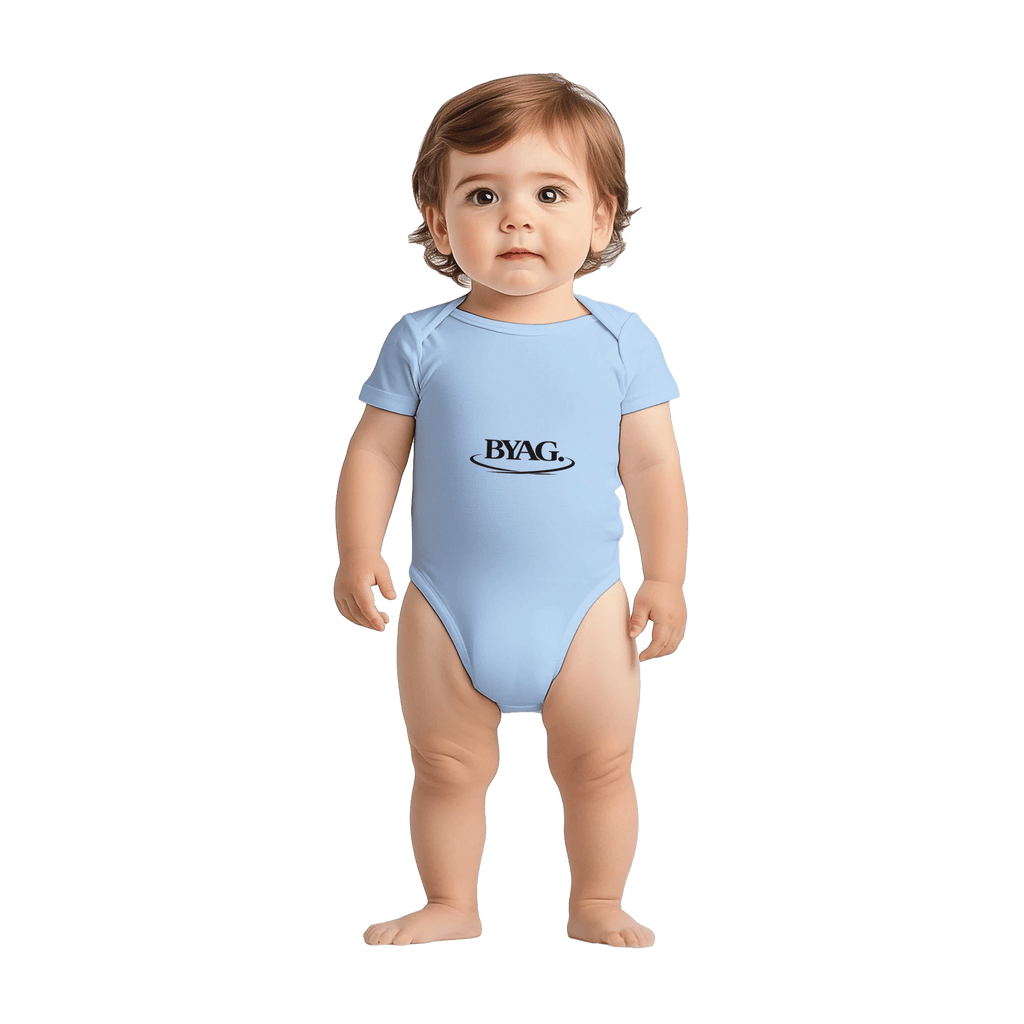BYAG. Baby Short Sleeve Bodysuit – Blue von BYAG. | BYAG.