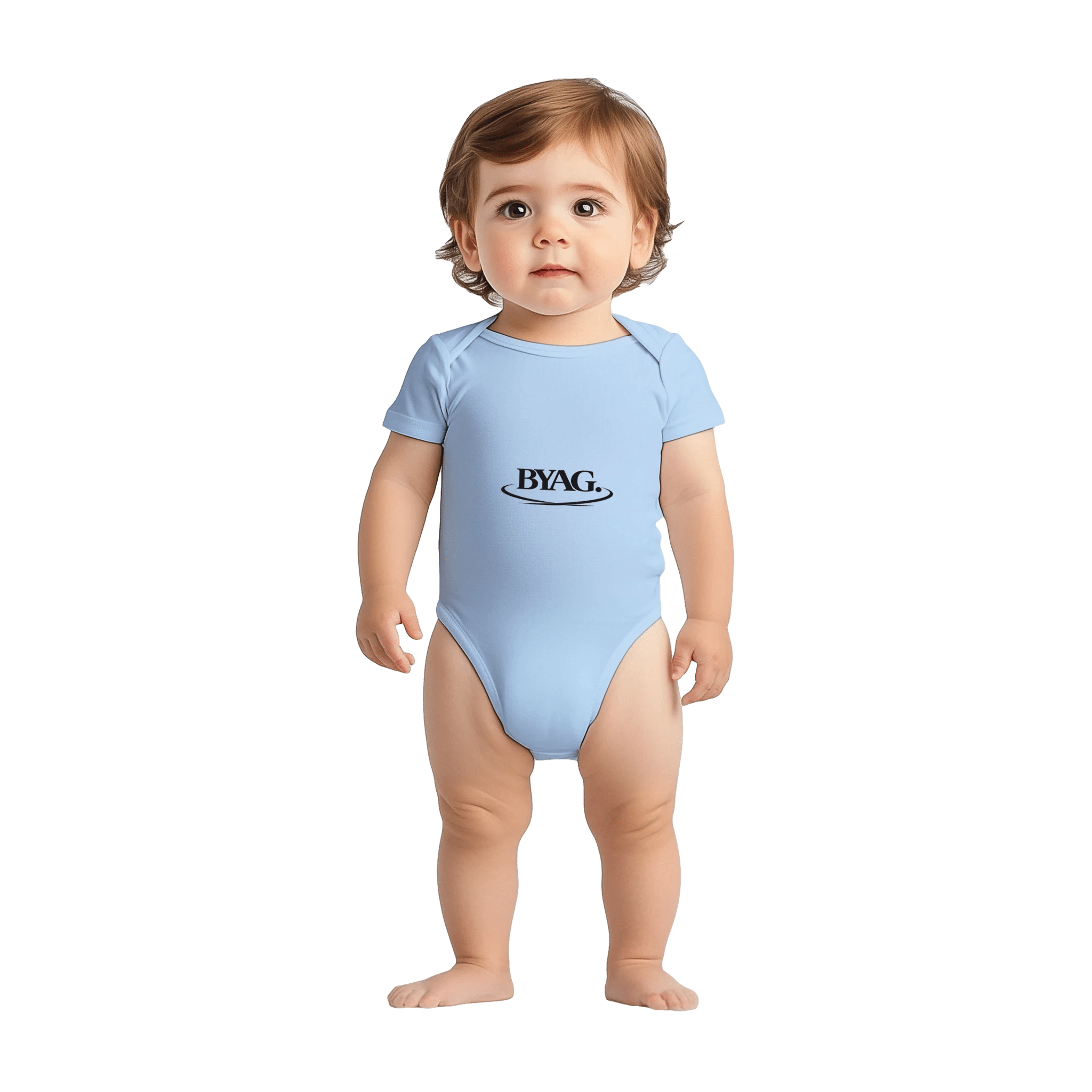 BYAG. Baby Short Sleeve Bodysuit – Blue von BYAG. | BYAG.