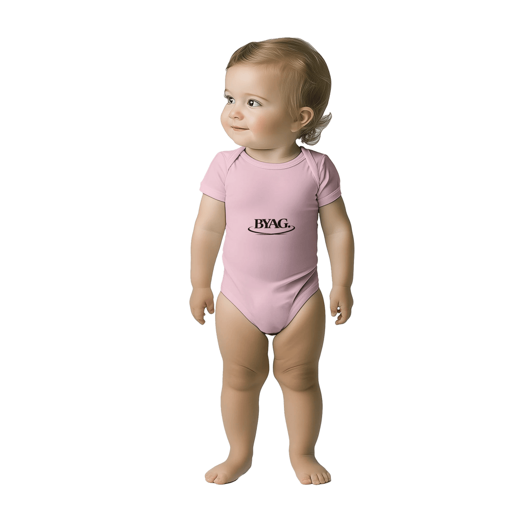 BYAG. Baby Short Sleeve Bodysuit – Pink von BYAG. | BYAG.