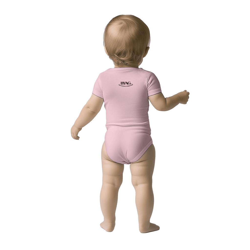 BYAG. Baby Short Sleeve Bodysuit – Pink von BYAG. | BYAG.