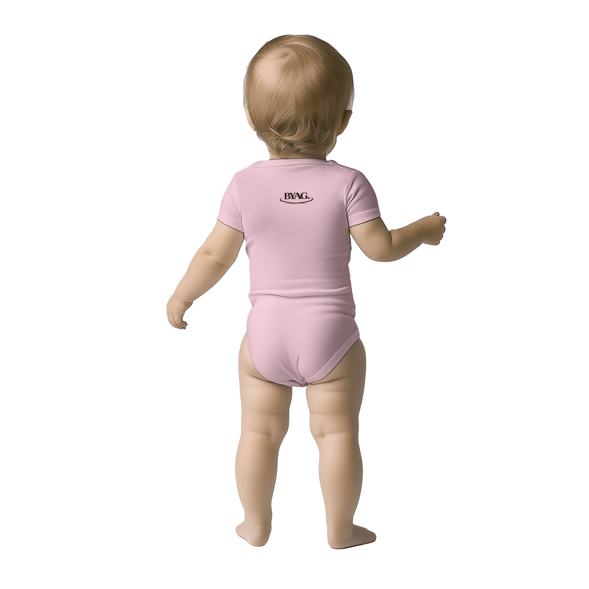 BYAG. Baby Short Sleeve Bodysuit – Pink von BYAG. | BYAG.