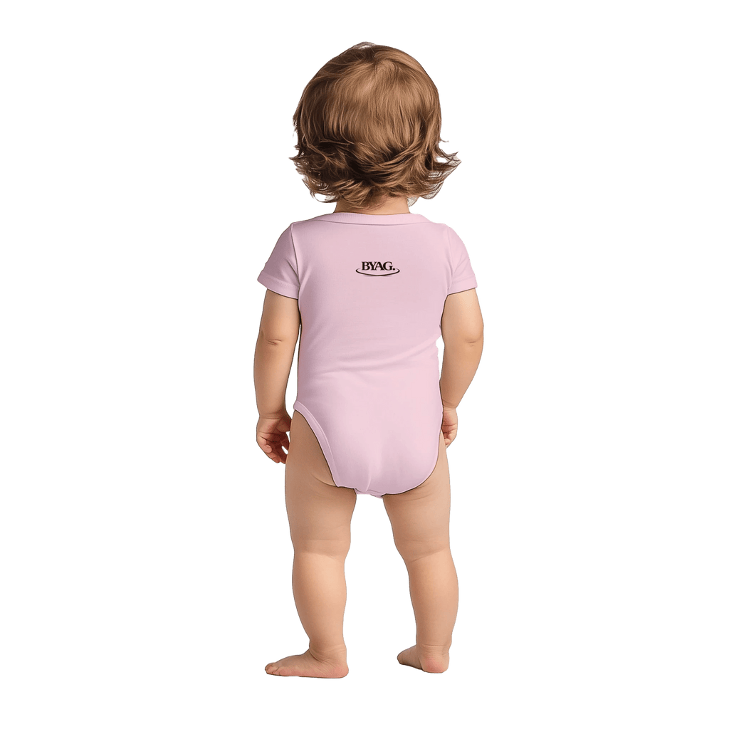 BYAG. Baby Short Sleeve Bodysuit – Pink von BYAG. | BYAG.