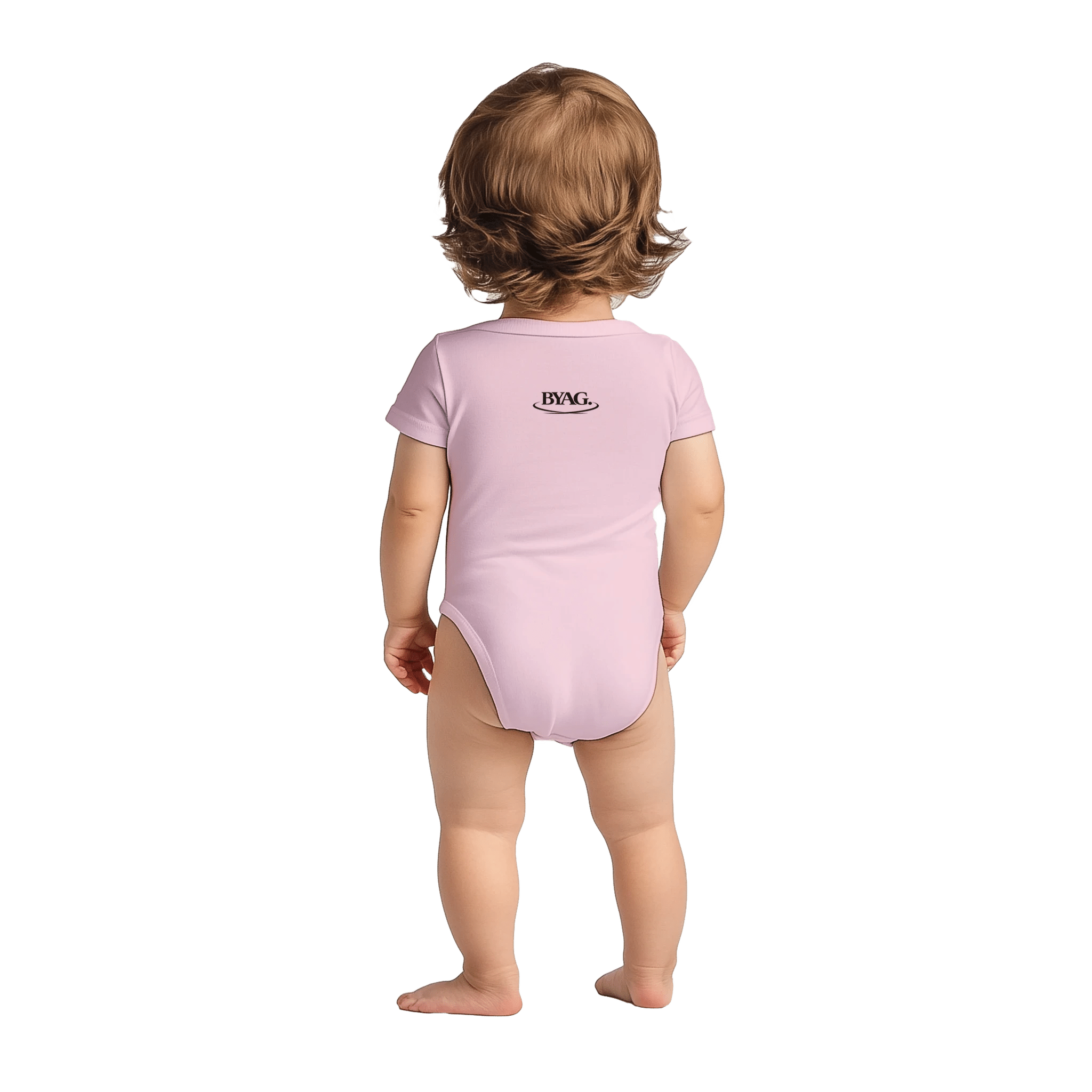 BYAG. Baby Short Sleeve Bodysuit – Pink von BYAG. | BYAG.