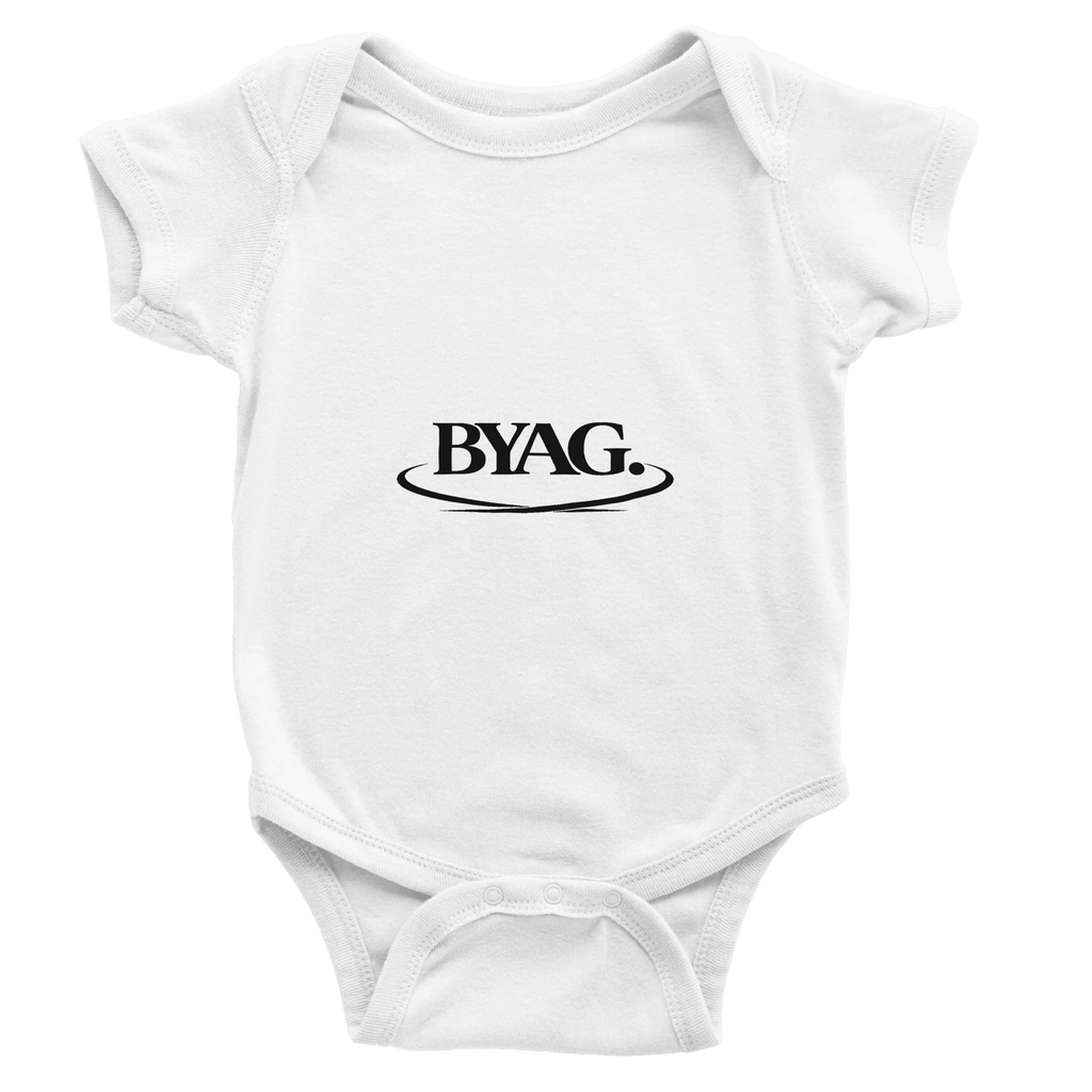 BYAG. Baby Short Sleeve Bodysuit – White von BYAG. | BYAG.
