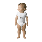 BYAG. Baby Short Sleeve Bodysuit – White von BYAG. | BYAG.