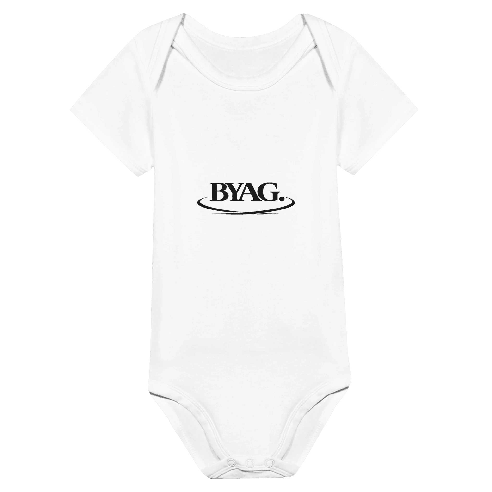 BYAG. Baby Short Sleeve Bodysuit – White von BYAG. | BYAG.