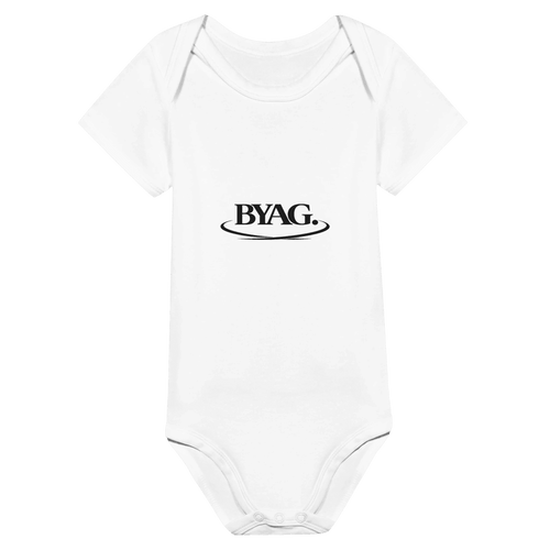 BYAG. Baby Short Sleeve Bodysuit – White von BYAG. | BYAG.