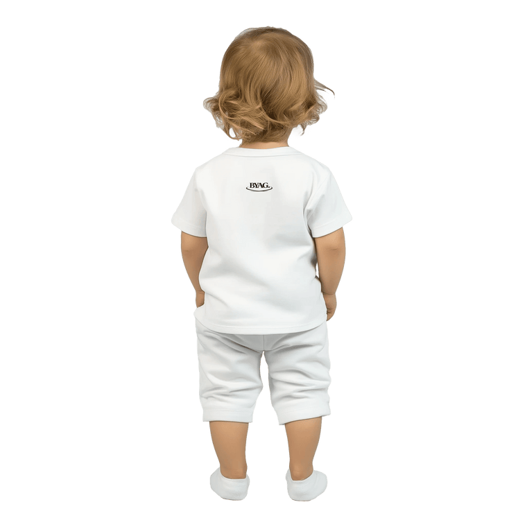 BYAG. Baby Cotton T-Shirt – White