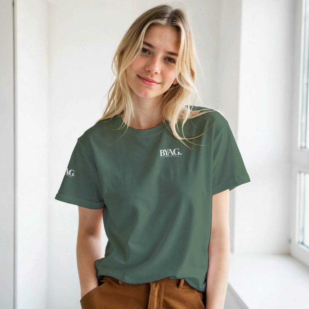 BYAG. Everyday Crewneck T-Shirt – Green von BYAG. | BYAG.