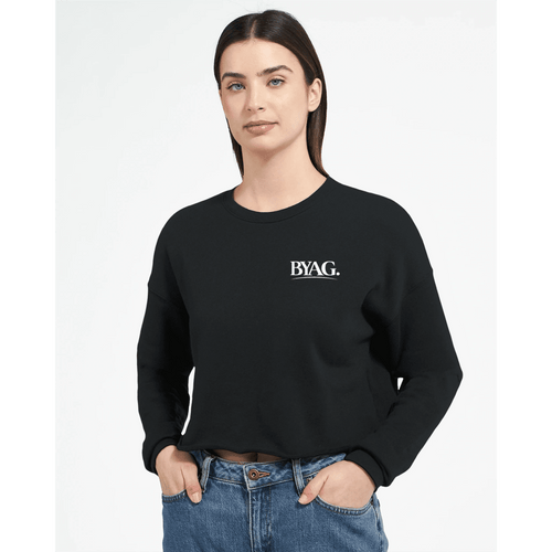 BYAG. Everyday Cropped Sweatshirt – Black von BYAG. | BYAG.
