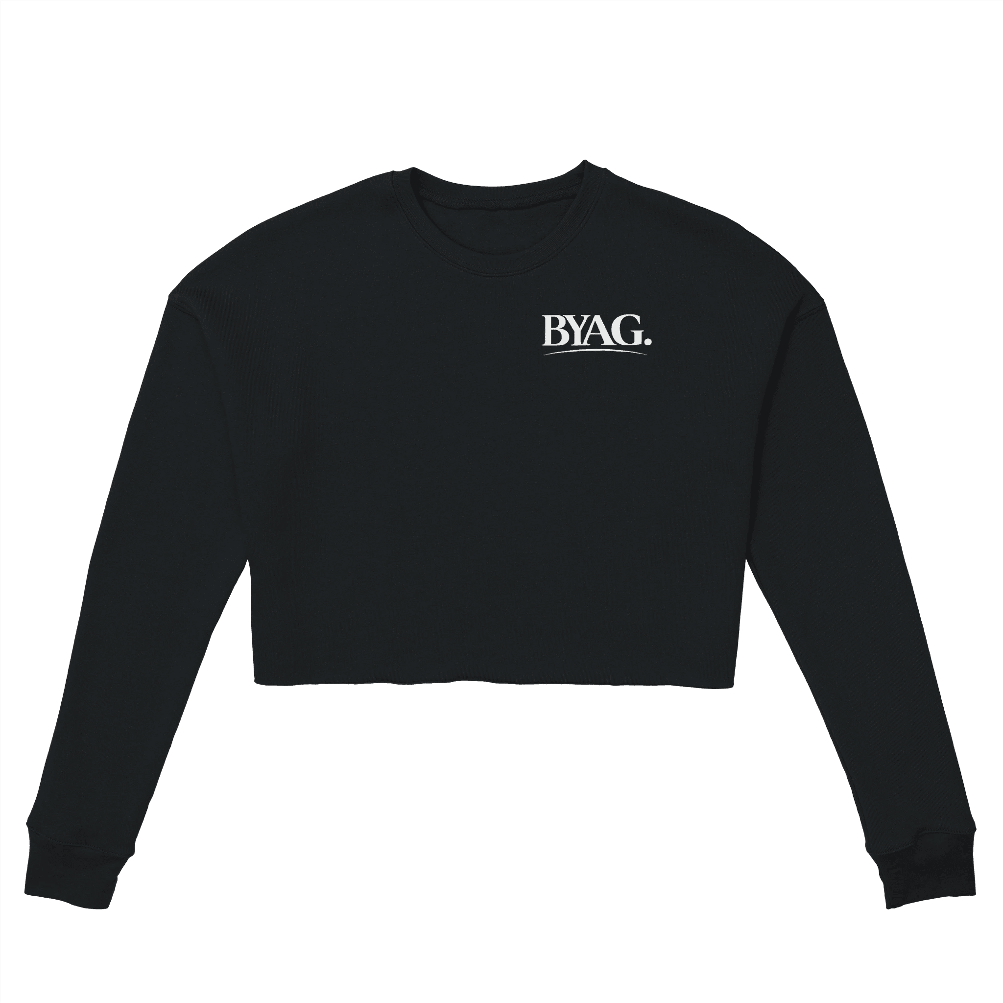 BYAG. Everyday Cropped Sweatshirt – Black von BYAG. | BYAG.