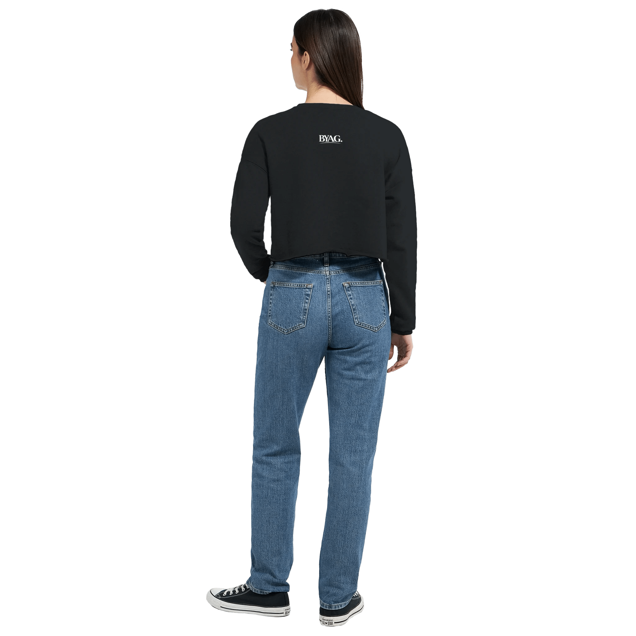 BYAG. Everyday Cropped Sweatshirt – Black von BYAG. | BYAG.