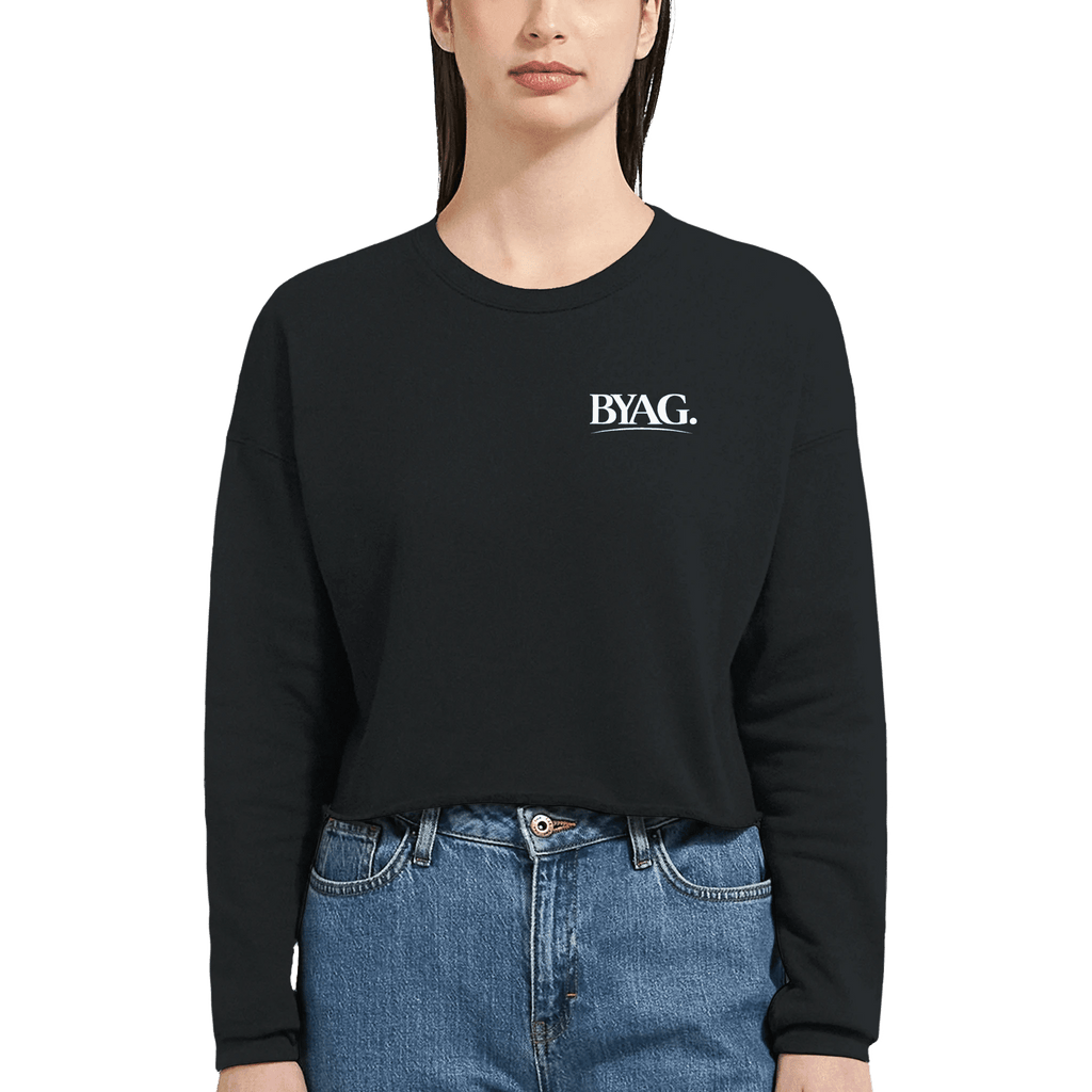 BYAG. Everyday Cropped Sweatshirt – Black von BYAG. | BYAG.