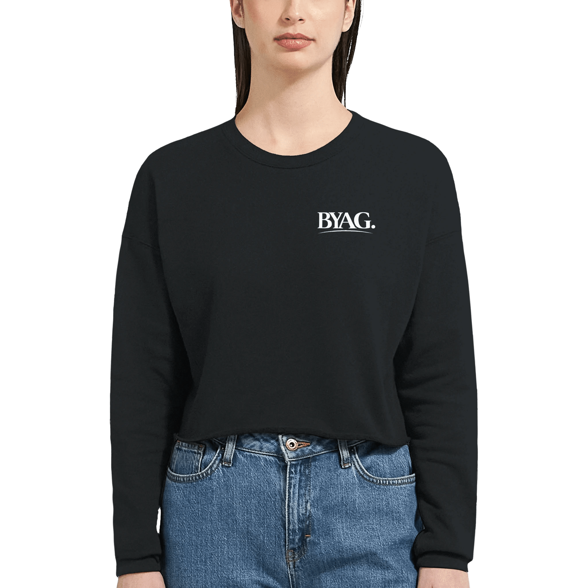 BYAG. Everyday Cropped Sweatshirt – Black von BYAG. | BYAG.