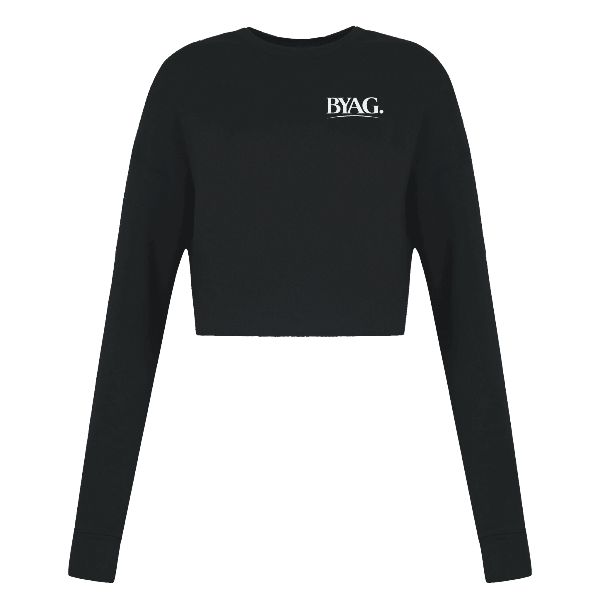 BYAG. Everyday Cropped Sweatshirt – Black von BYAG. | BYAG.