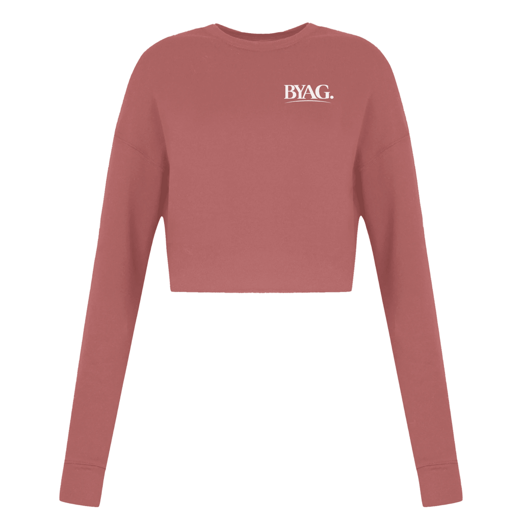 BYAG. Everyday Cropped Sweatshirt – Dusty Rose von BYAG. | BYAG.
