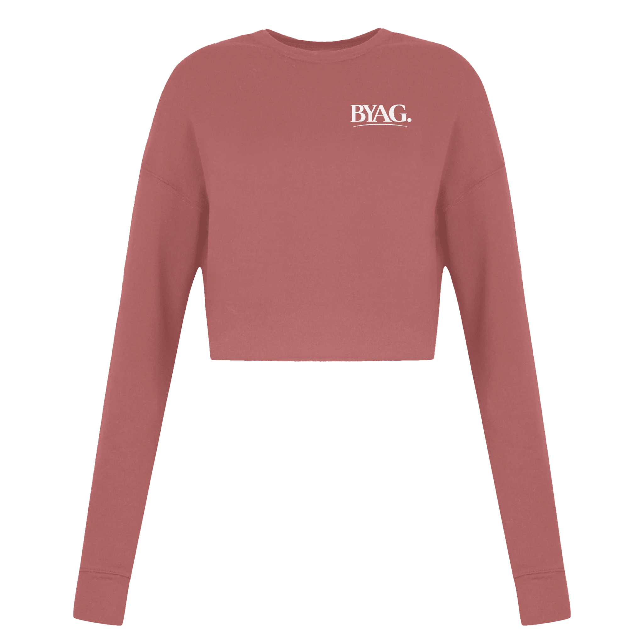 BYAG. Everyday Cropped Sweatshirt – Dusty Rose von BYAG. | BYAG.