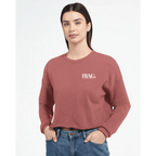 BYAG. Everyday Cropped Sweatshirt – Dusty Rose von BYAG. | BYAG.