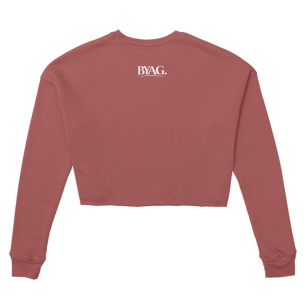 BYAG. Everyday Cropped Sweatshirt – Dusty Rose von BYAG. | BYAG.