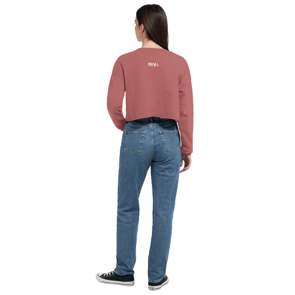 BYAG. Everyday Cropped Sweatshirt – Dusty Rose von BYAG. | BYAG.