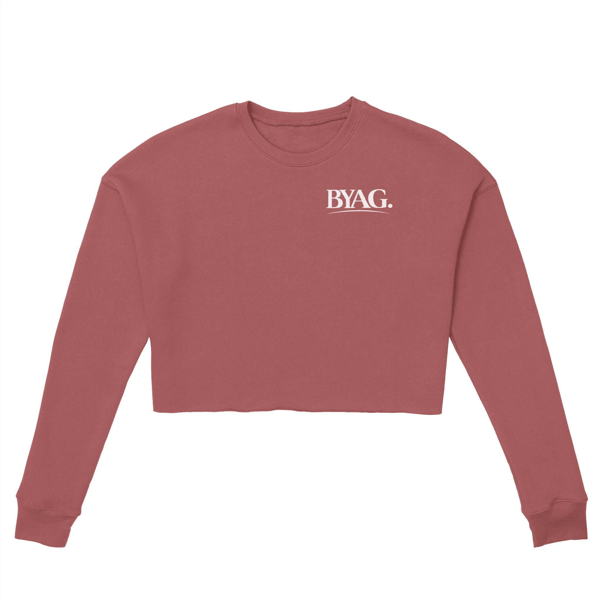 BYAG. Everyday Cropped Sweatshirt – Dusty Rose von BYAG. | BYAG.