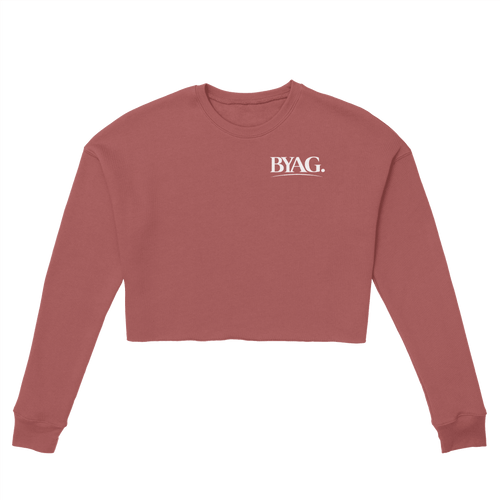 BYAG. Everyday Cropped Sweatshirt – Dusty Rose von BYAG. | BYAG.