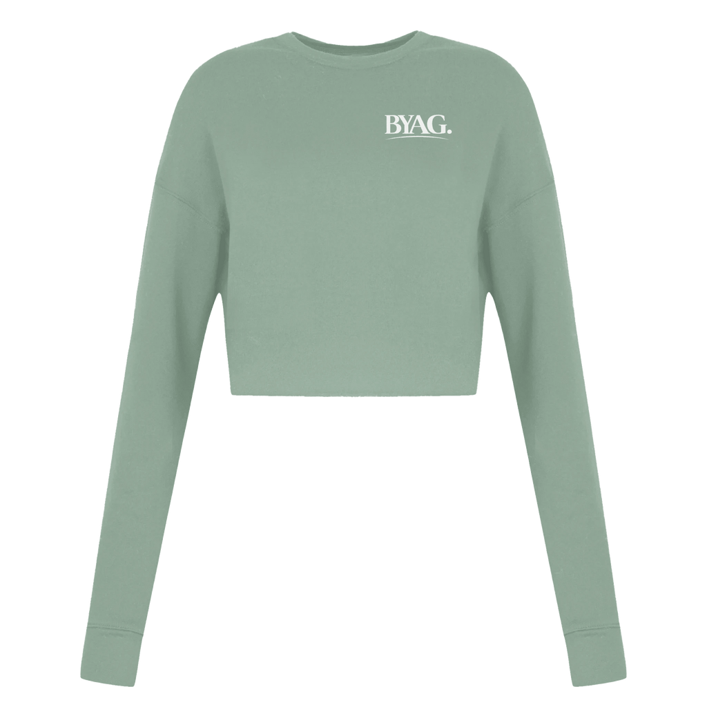 BYAG. Everyday Cropped Sweatshirt – Sage Green von BYAG. | BYAG.