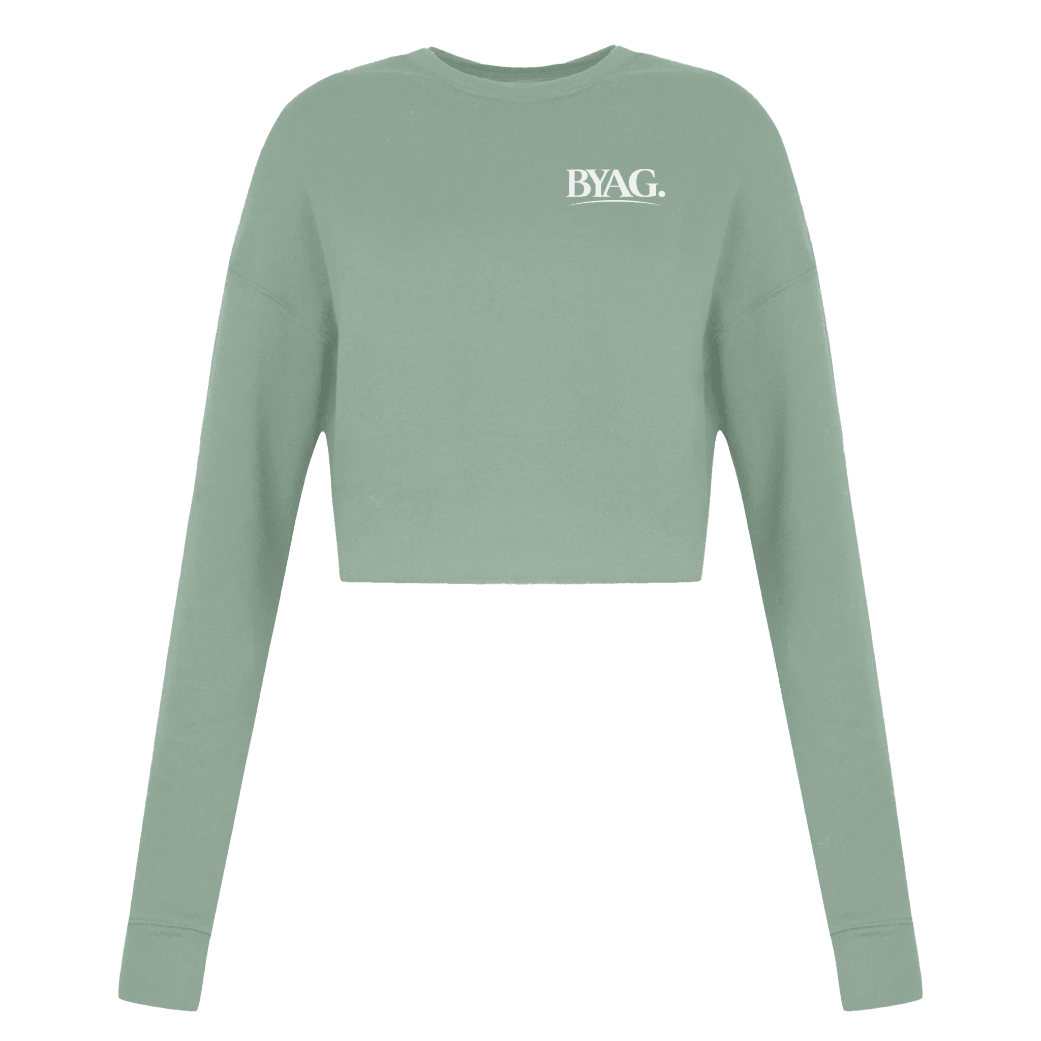 BYAG. Everyday Cropped Sweatshirt – Sage Green von BYAG. | BYAG.