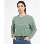 BYAG. Everyday Cropped Sweatshirt – Dusty Blue von BYAG. | BYAG.