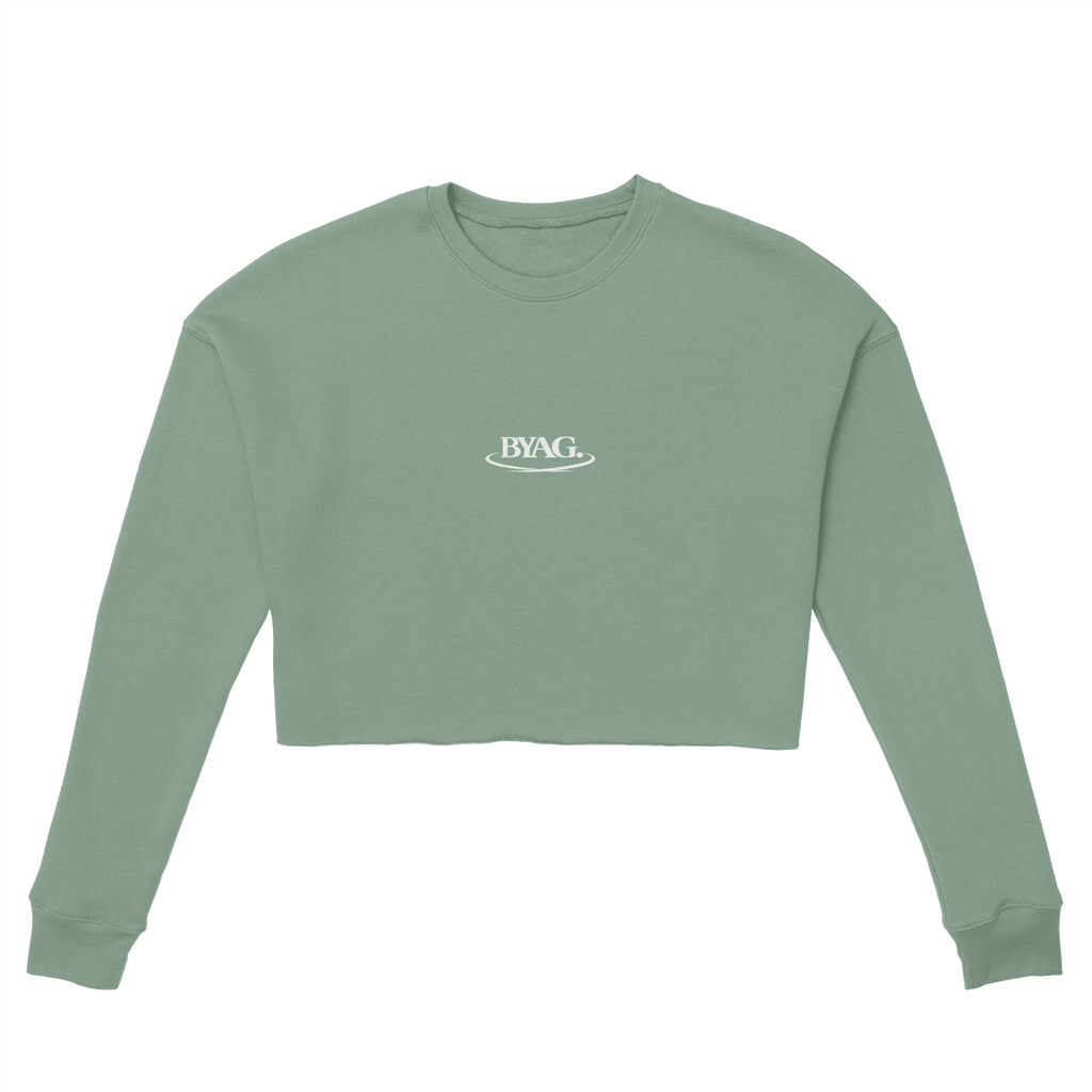 BYAG. Everyday Cropped Sweatshirt – Dusty Blue von BYAG. | BYAG.
