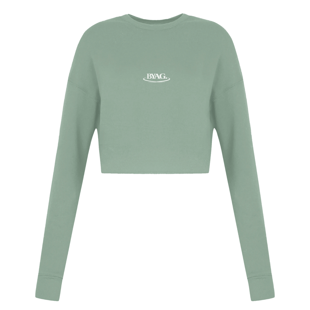 BYAG. Everyday Cropped Sweatshirt – Dusty Blue von BYAG. | BYAG.