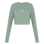 BYAG. Everyday Cropped Sweatshirt – Dusty Blue von BYAG. | BYAG.