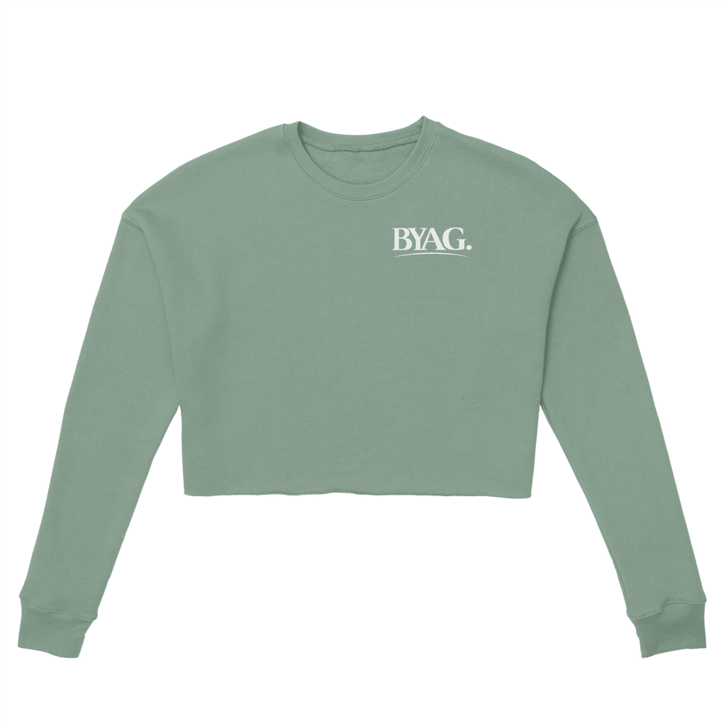 BYAG. Everyday Cropped Sweatshirt – Sage Green von BYAG. | BYAG.