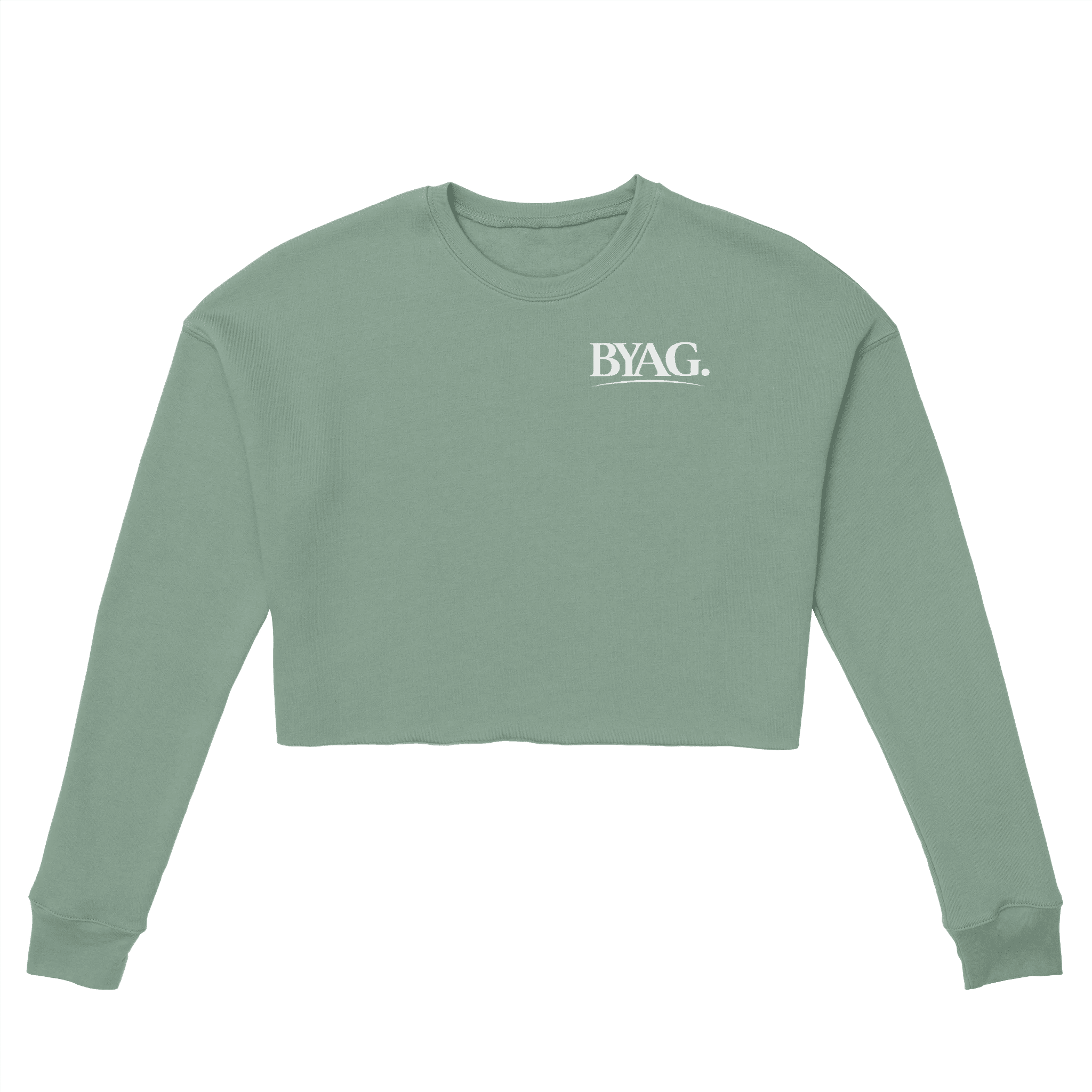 BYAG. Everyday Cropped Sweatshirt – Sage Green von BYAG. | BYAG.