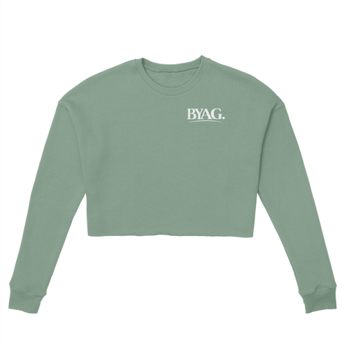 BYAG. Everyday Cropped Sweatshirt – Sage Green von BYAG. | BYAG.