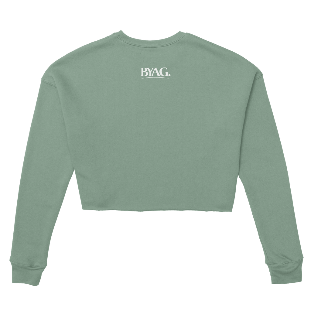 BYAG. Everyday Cropped Sweatshirt – Sage Green von BYAG. | BYAG.