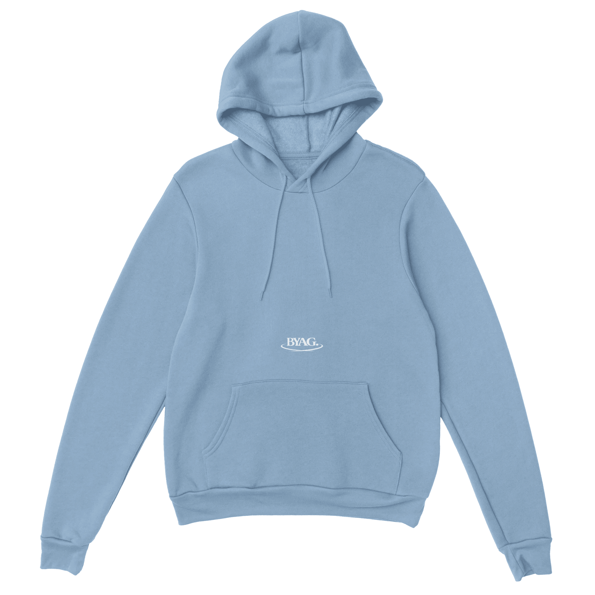 BYAG. Signature Hoodie – Soft Blue von BYAG. | BYAG.