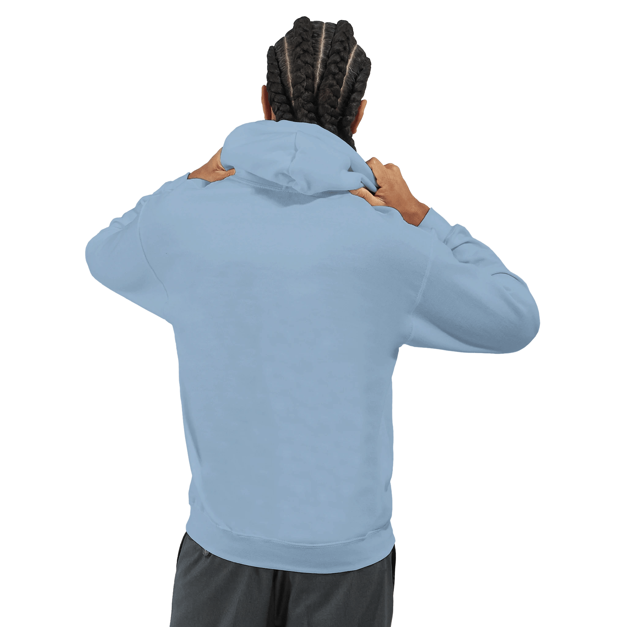 BYAG. Signature Hoodie – Soft Blue von BYAG. | BYAG.