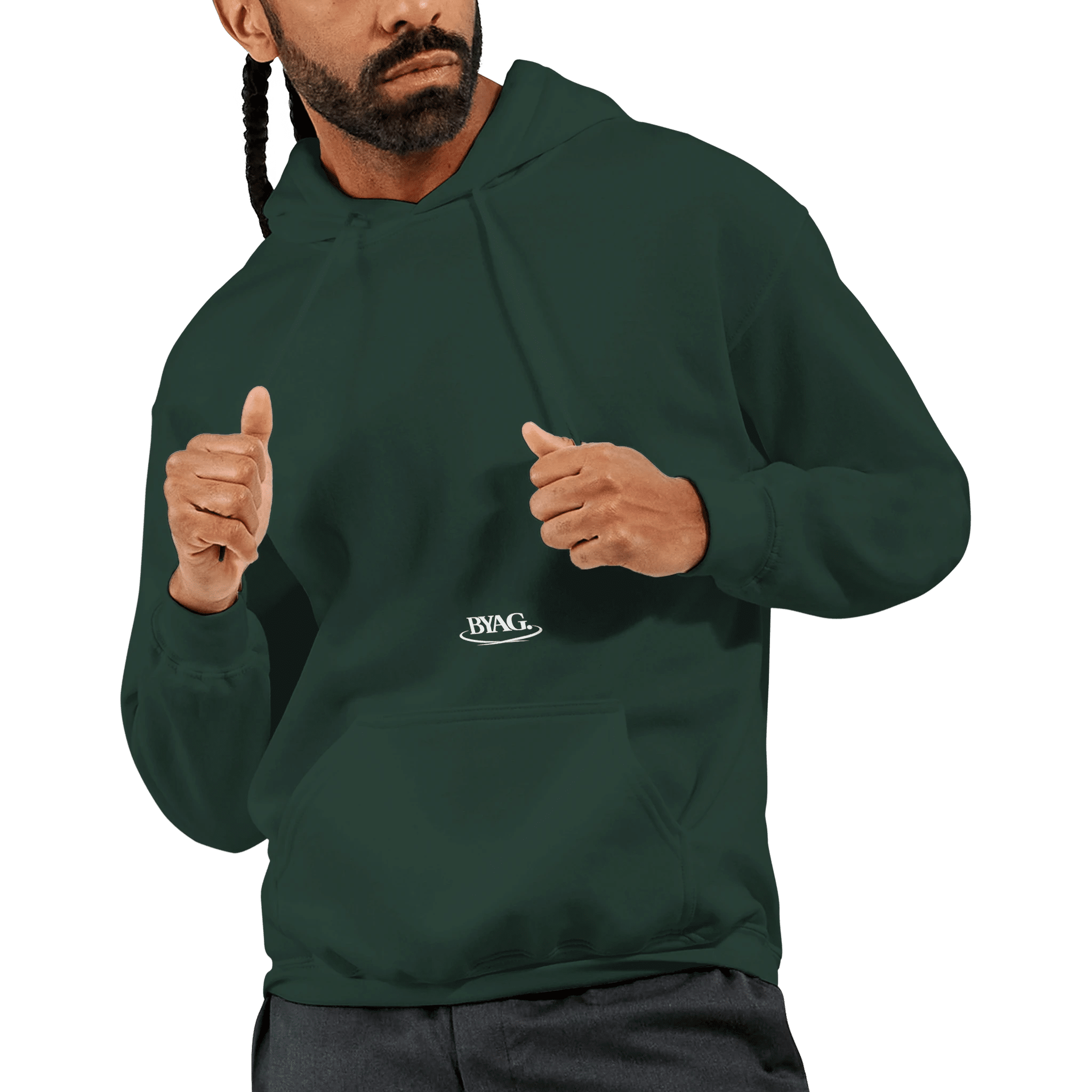 BYAG. Signature Hoodie – Green von BYAG. | BYAG.