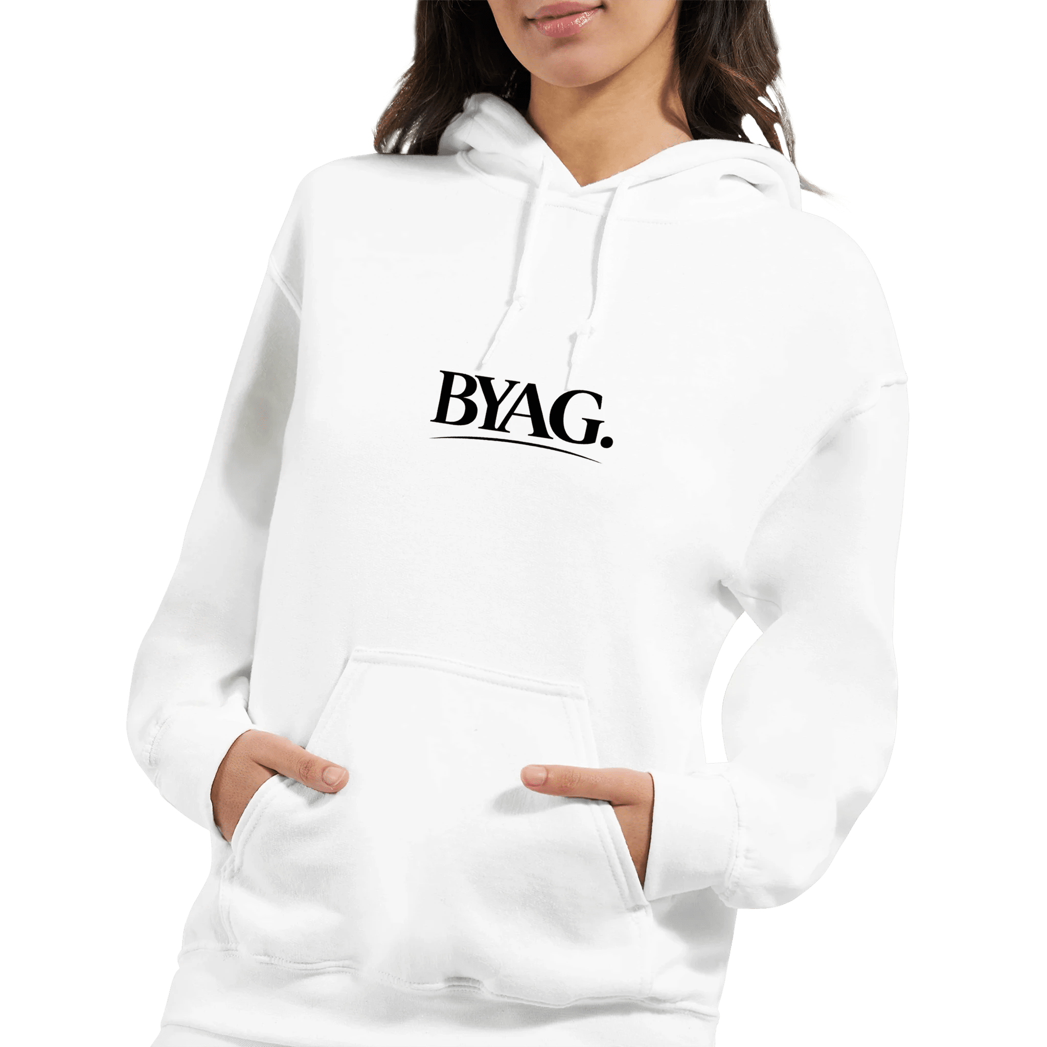 BYAG. Everyday Signature Hoodie – White von BYAG. | BYAG.