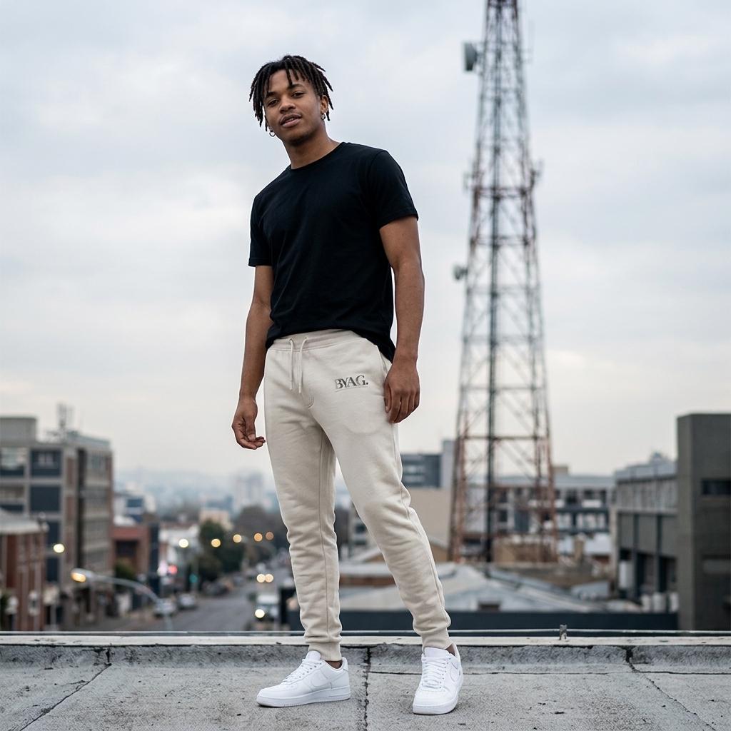 BYAG. Organic Organic Joggers – Sand von BYAG. | BYAG.
