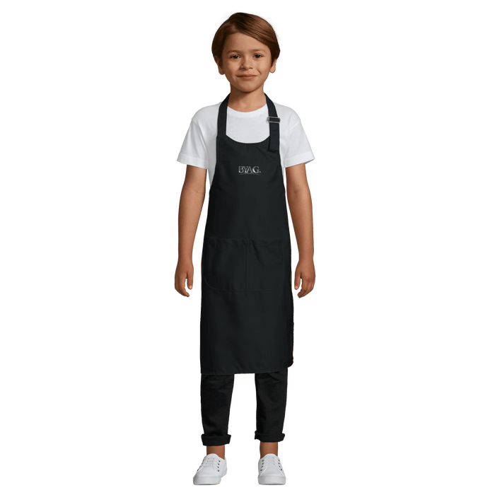 BYAG. Kids Apron with Pocket – Black