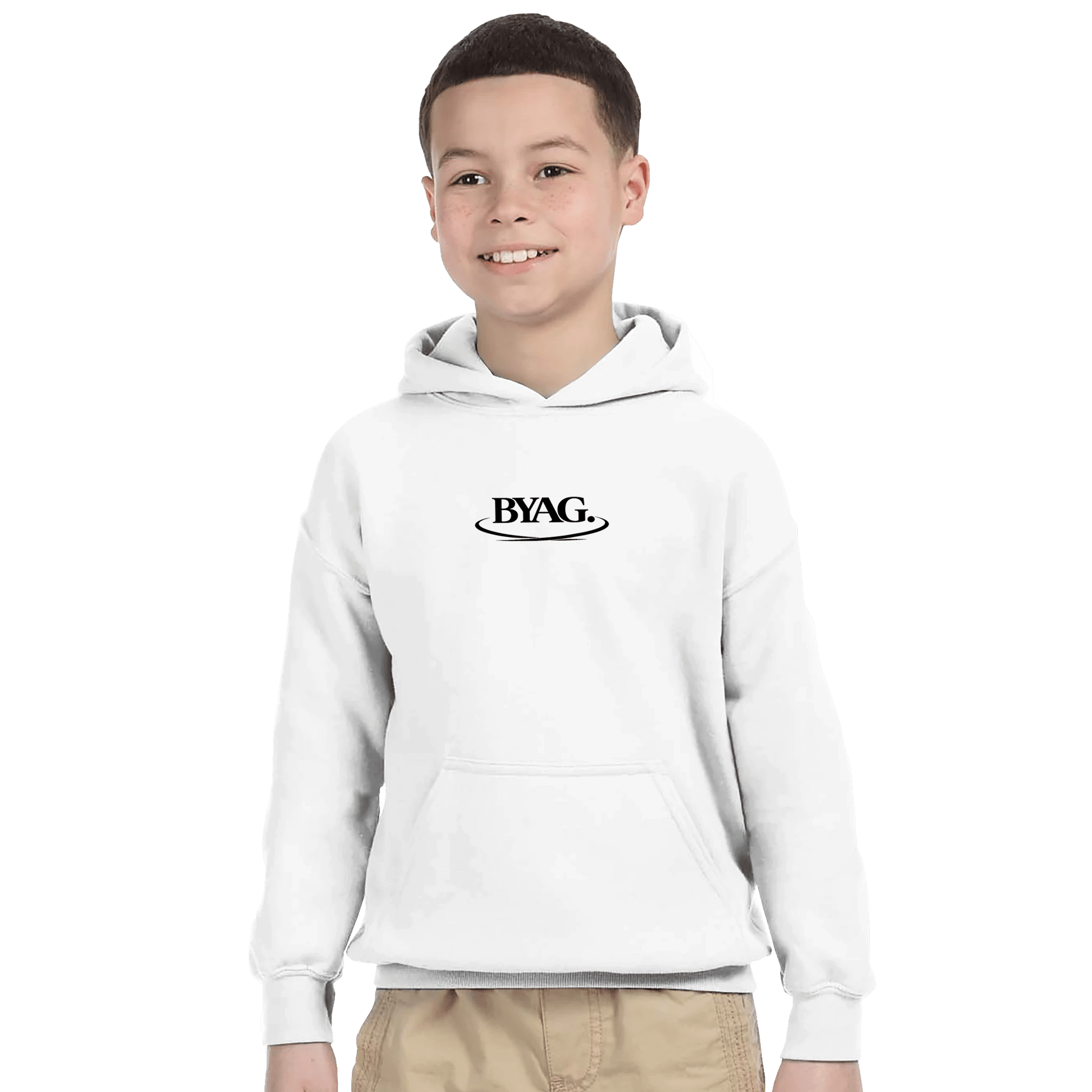 BYAG. Kids Everyday Hoodie – White von BYAG. | BYAG.
